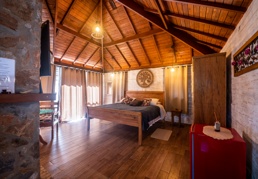 Chale Deluxe Cabana Garden3